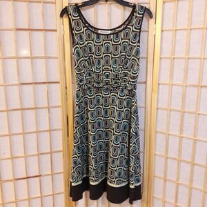 Studio I Boho Sleeveless Gathered Waist Dress 4P